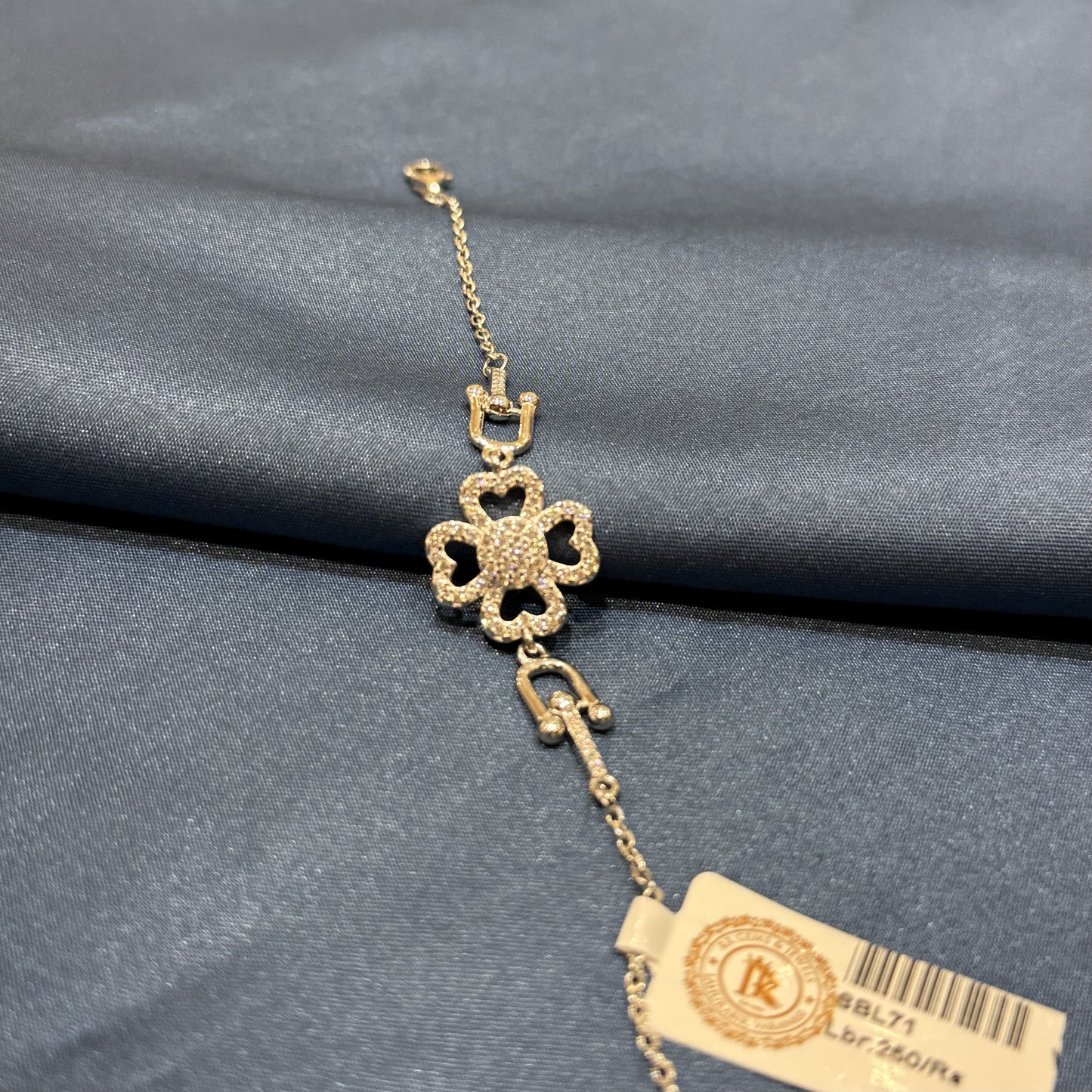 925 Clover Silver Ladies Bracelet