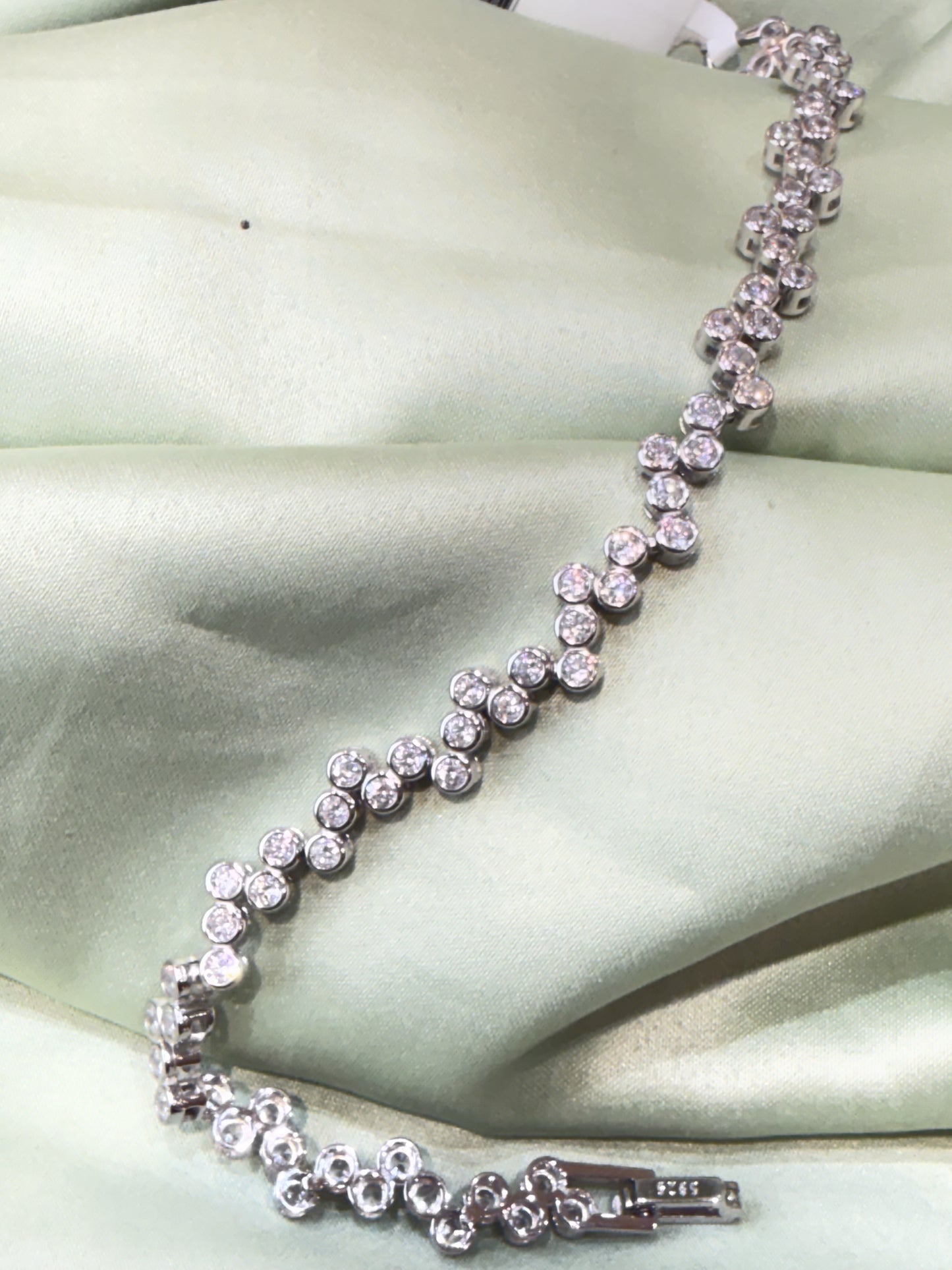 925 Studded SILVER LADIES BRACELET