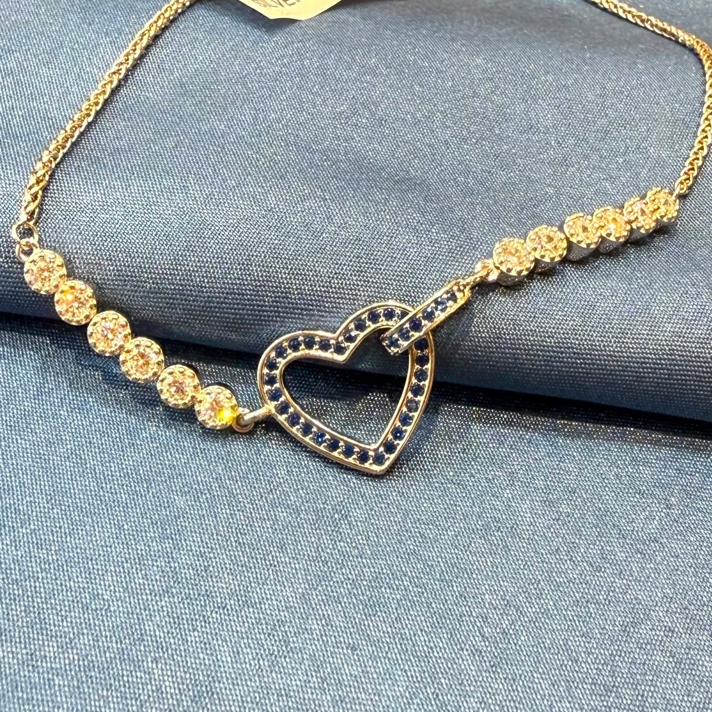 925 Heart Ladies Silver Bracelet